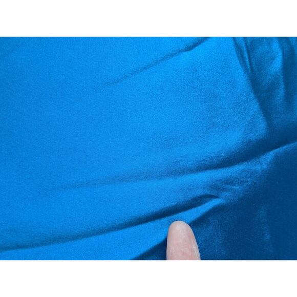 NWD Veronica Beard Sanderson Silk Satin Cowlneck Maxi Dress Gown SZ 6 Blue 2M456 - Picture 11 of 16